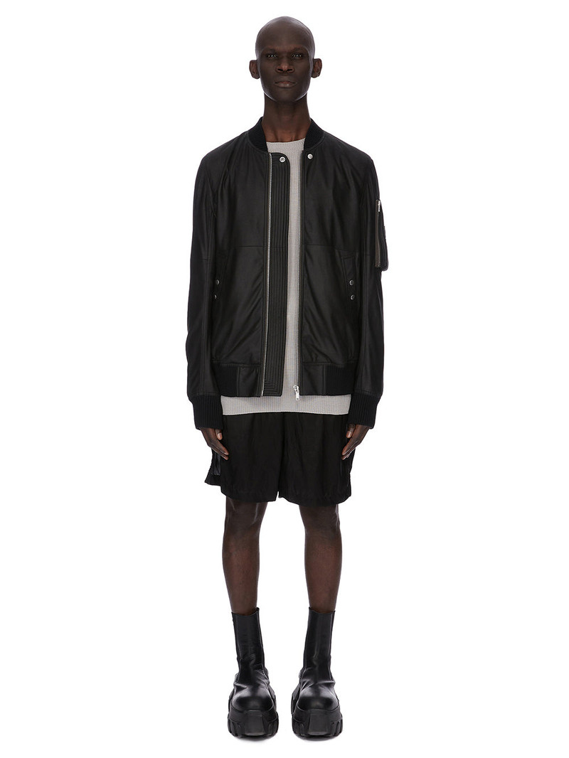 Rick Owens RIBBED ROUND NECK outlook