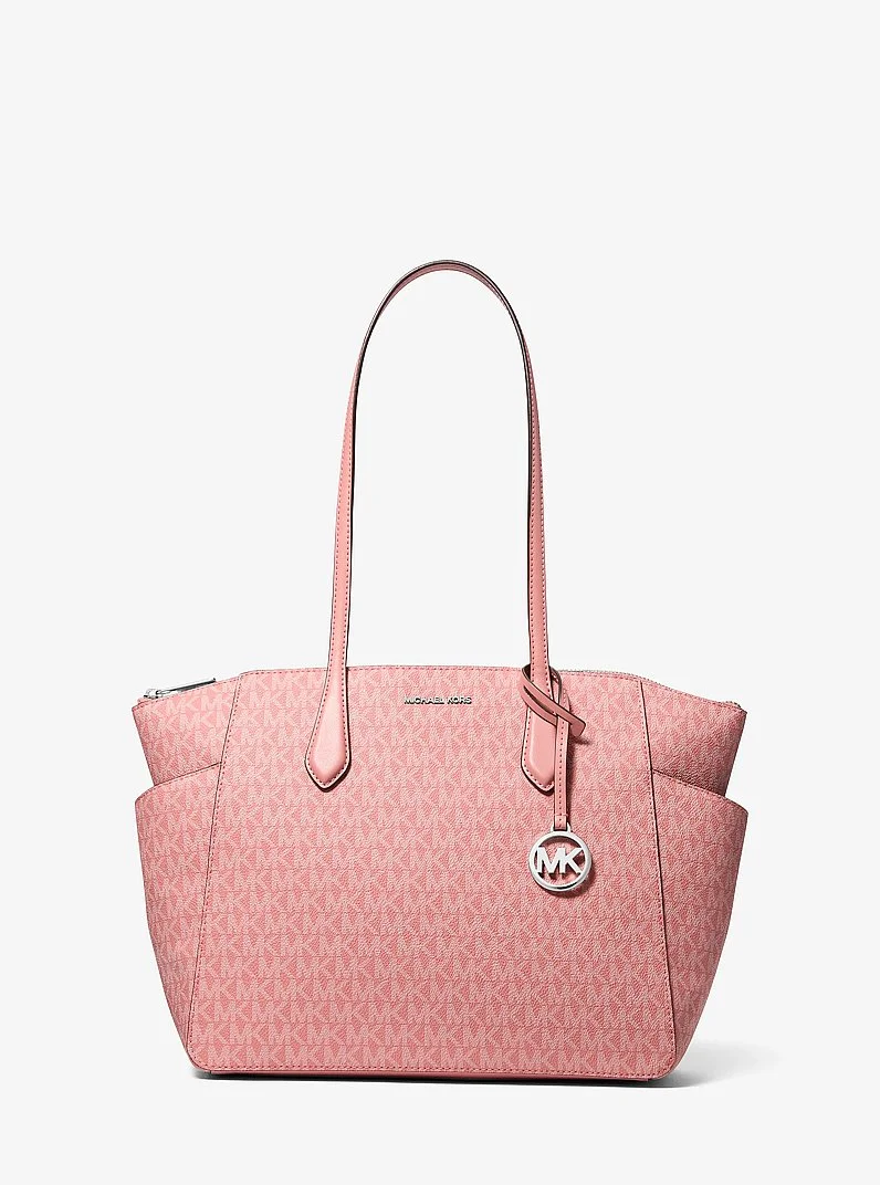 Marilyn Medium Signature Logo Tote Bag - 1