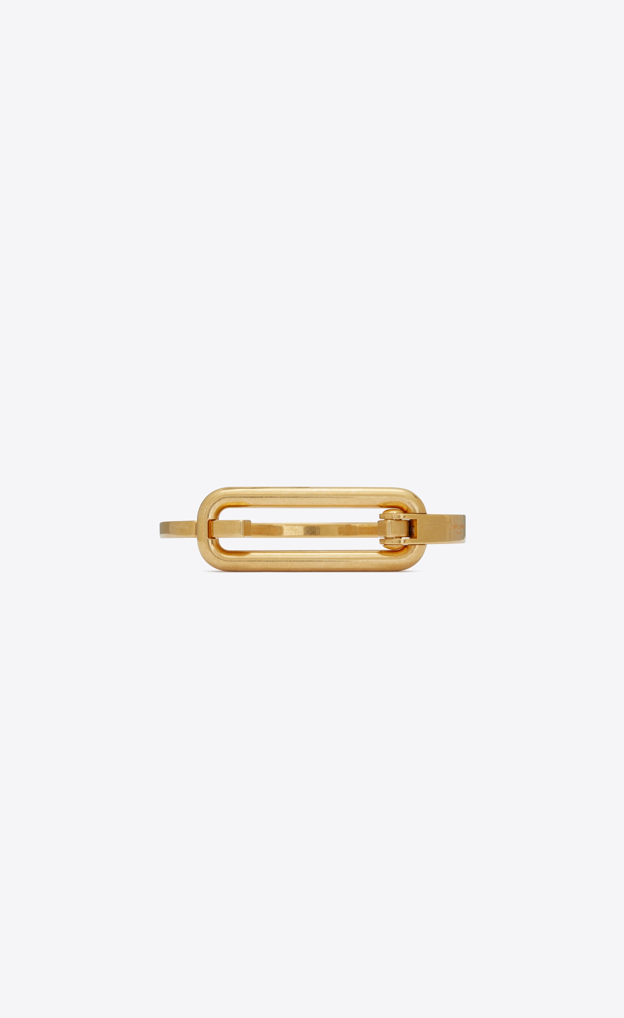 carabiner bracelet in metal - 2