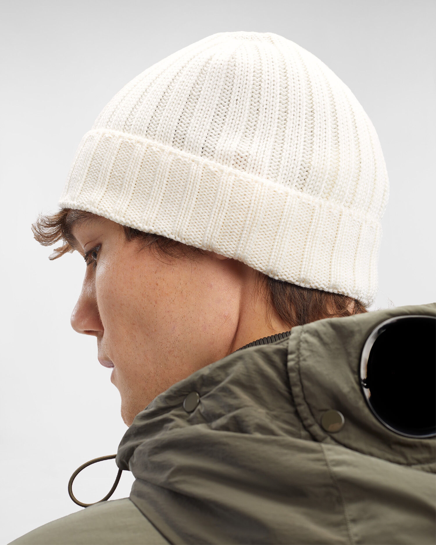 Extra Fine Merino Wool Logo Beanie - 3