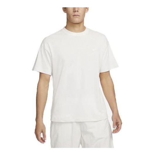 Nike Solo Swoosh Short Sleeve Knit Top 'White' DA0321-030 - 1