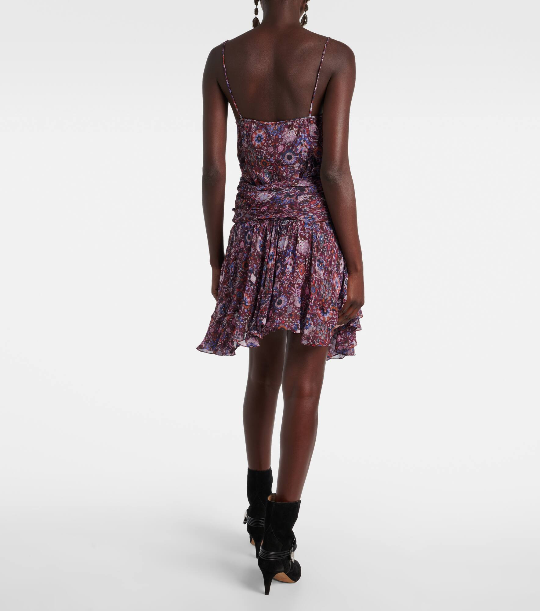 Berencia floral ruffled miniskirt - 3