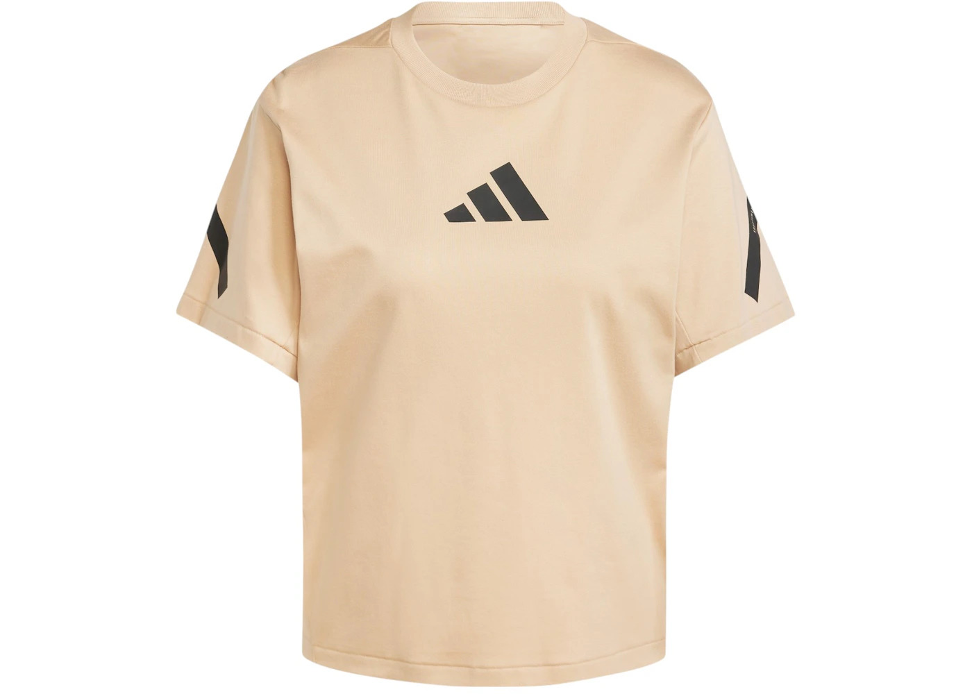 adidas Women's Z.N.E. T-Shirt Magic Beige - 1
