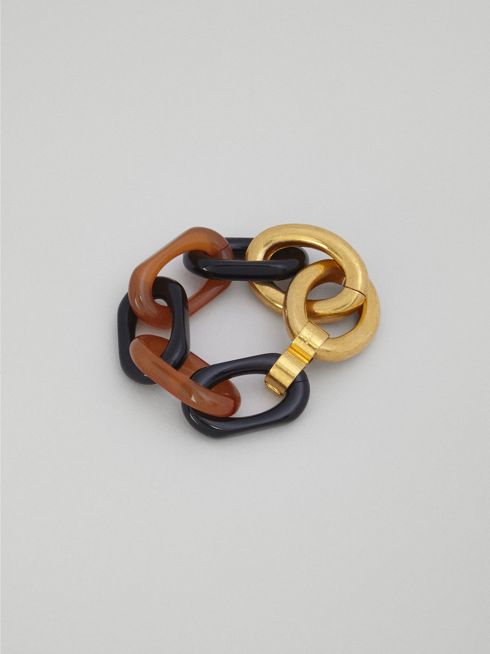 VERTIGO BRACELET IN GREY RESIN AND METAL - 3