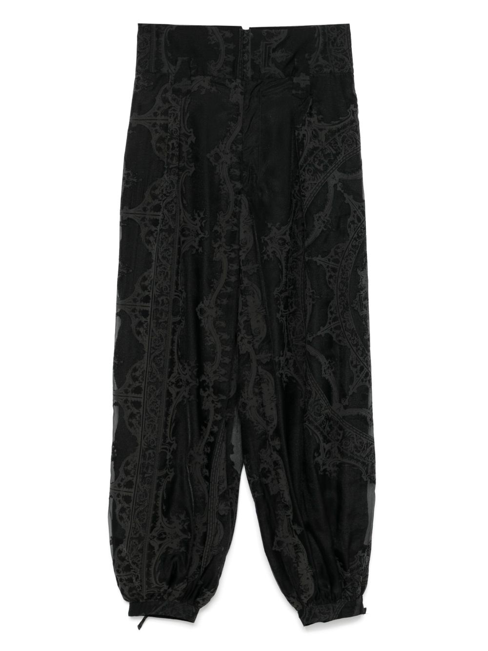 patterned trousers - 1