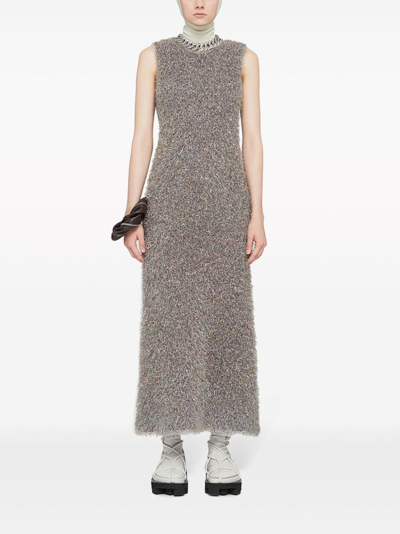 Jil Sander V-neck sleeveless midi dress outlook