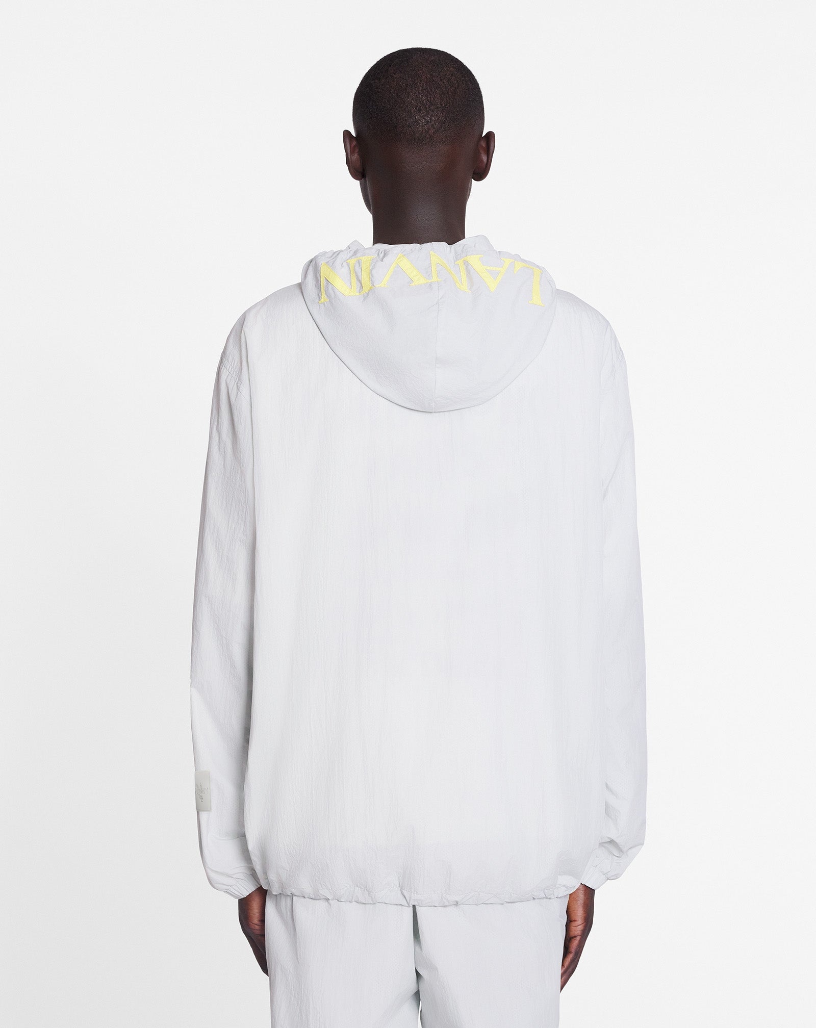 LANVIN X FUTURE ZIPPED HOODIE WITH CONTRASTING STRIPES - 4