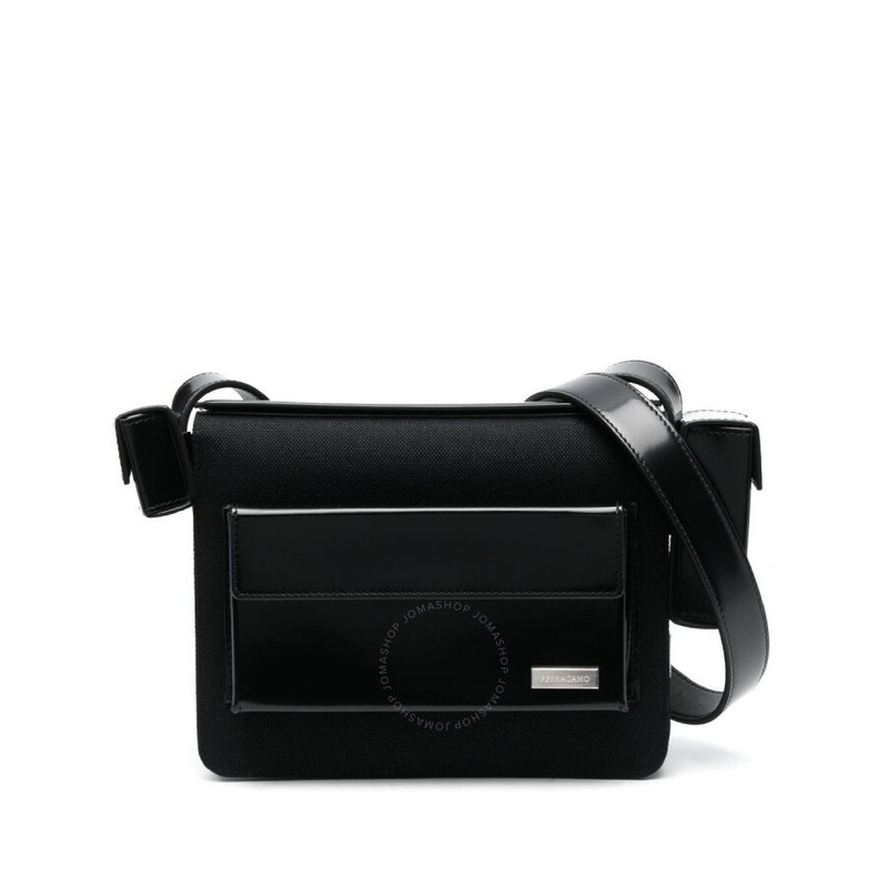 Ferragamo Multi-Pocket Zipped Calf Leaather Shoulder Bag 1