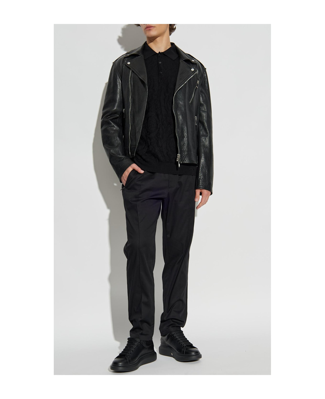 Alexander Mcqueen Leather Jacket - 2