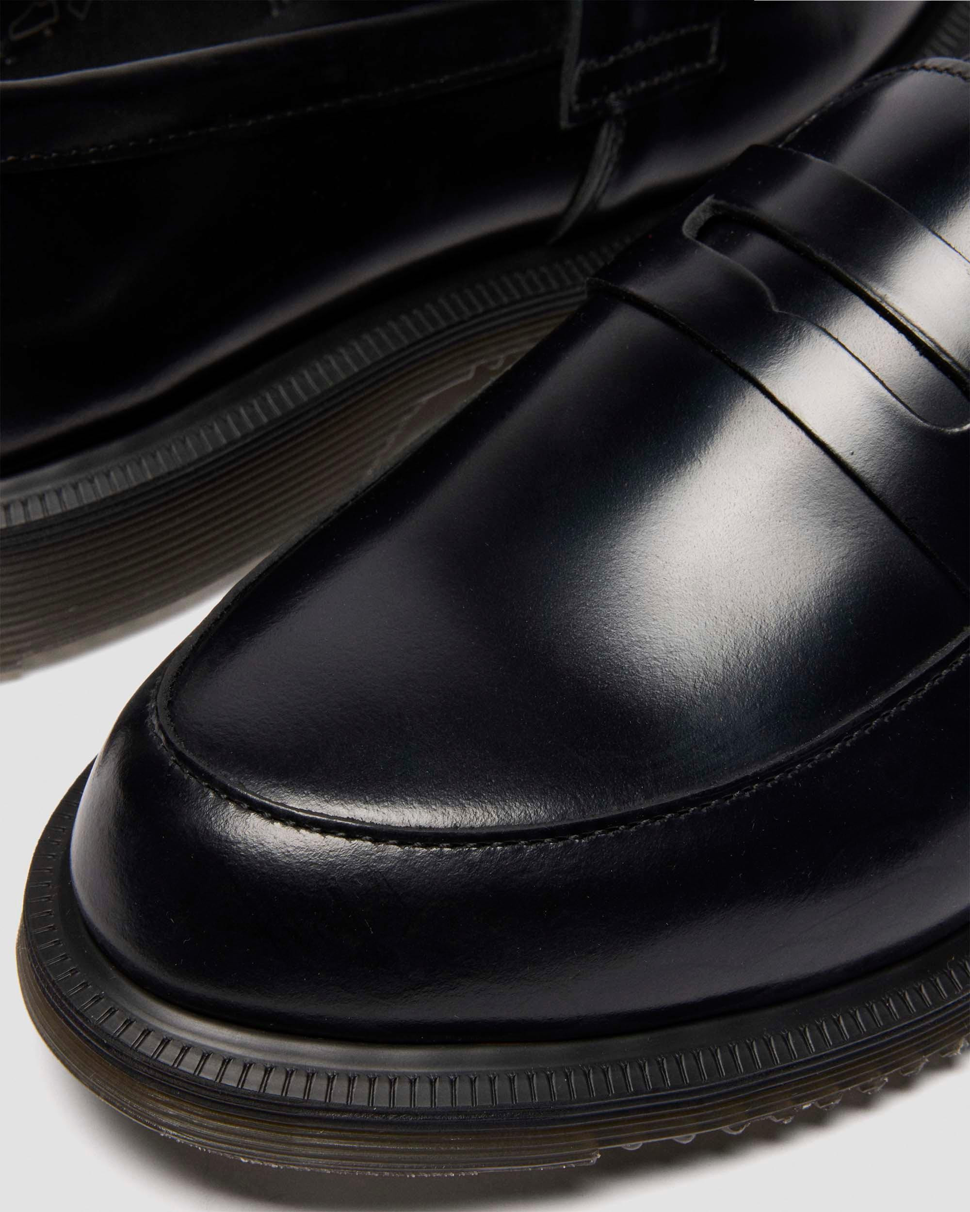 Temara Polished Smooth Leather Loafers - 7
