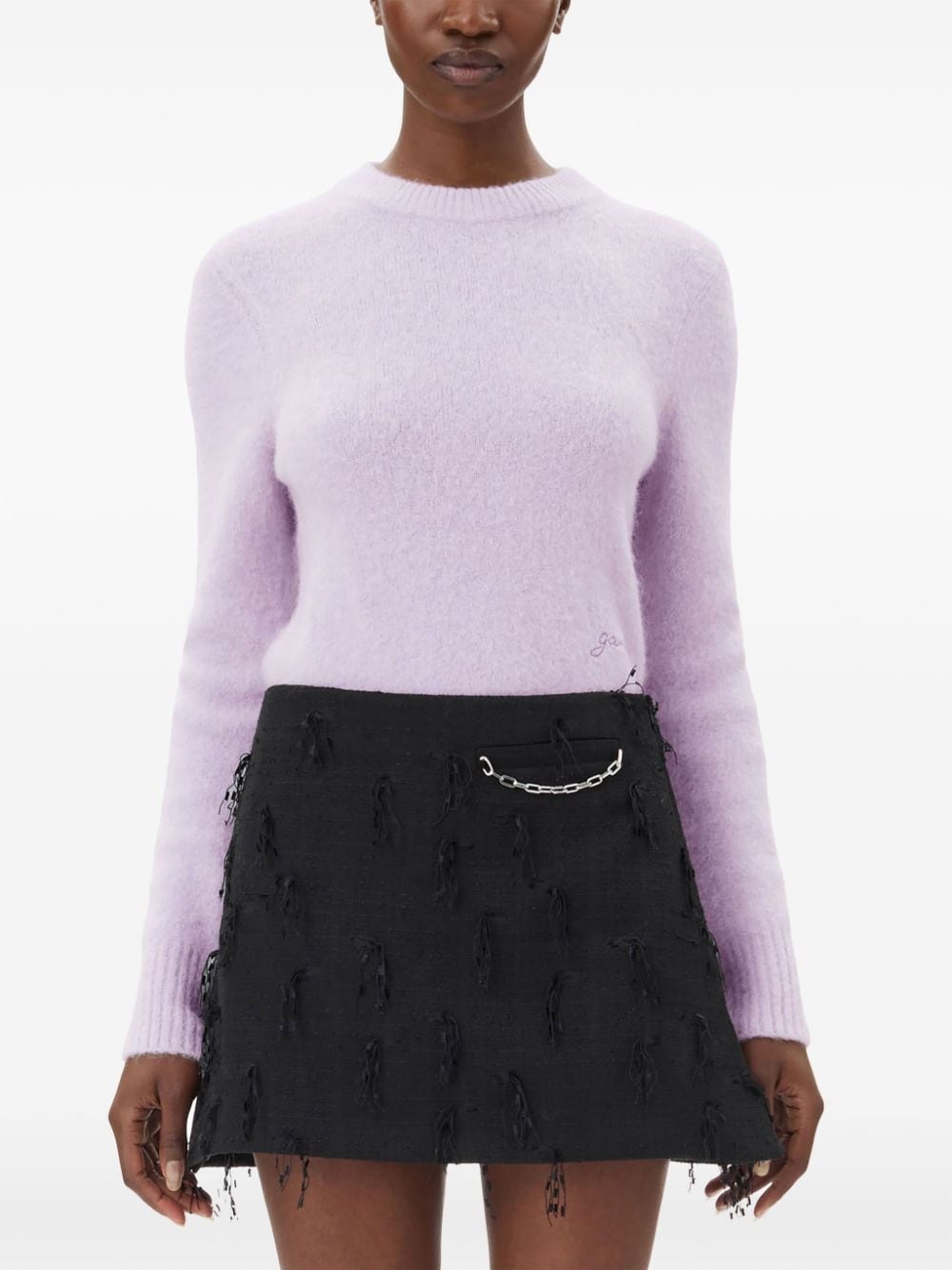 brushed long sleeve jumper - 5