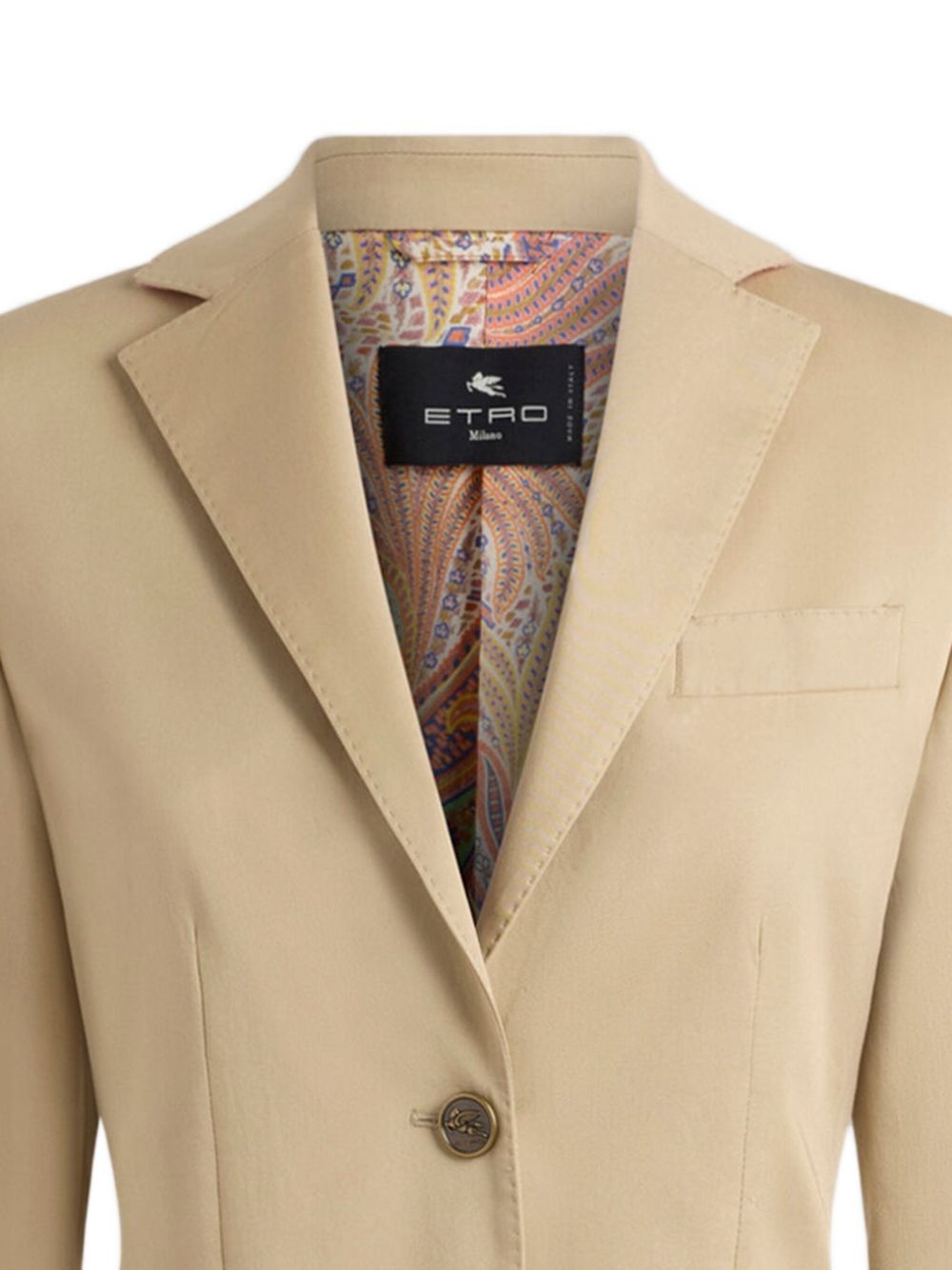 Pegaso-buttons cotton blazer - 2