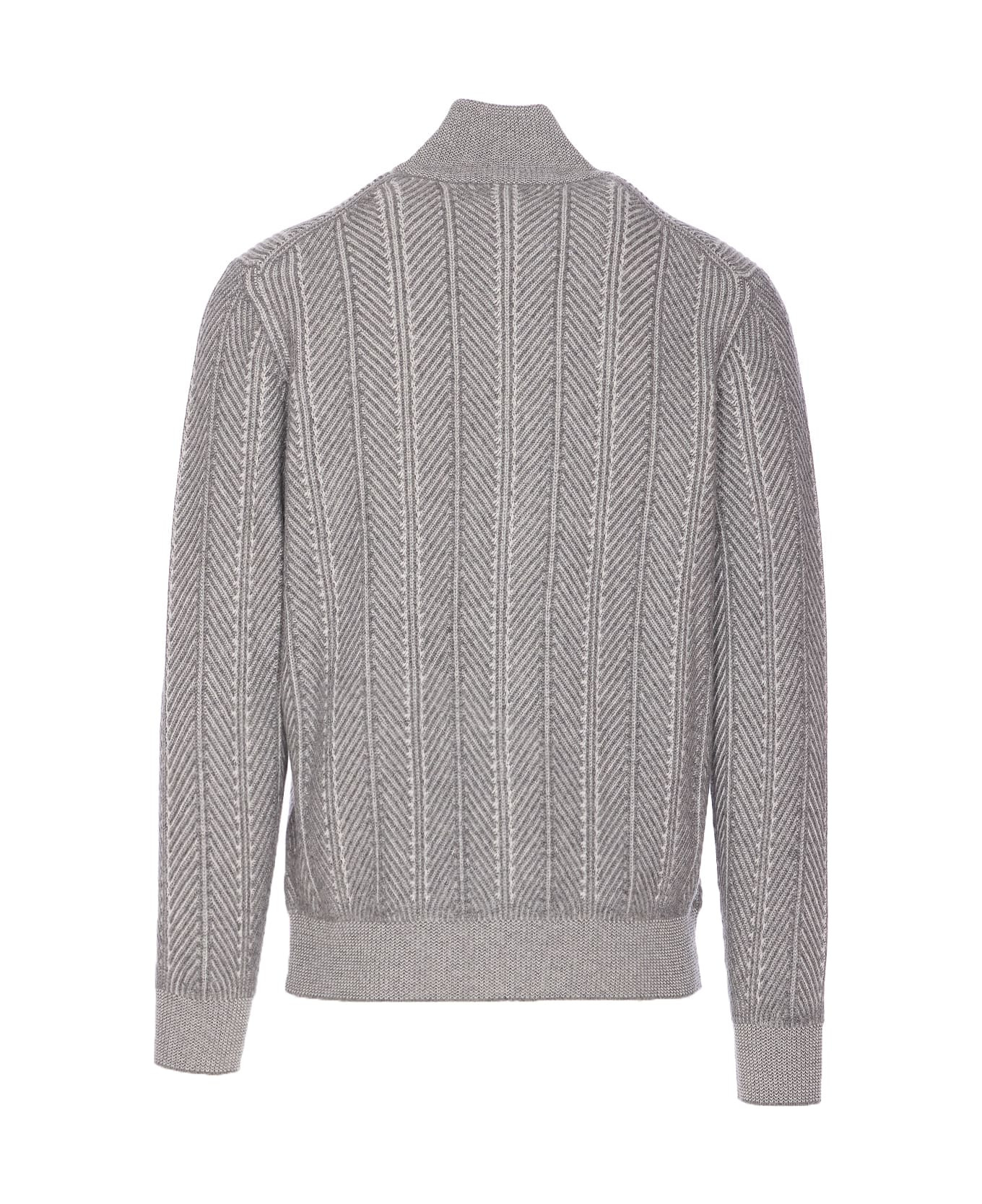 Zipped Cardigan - 2