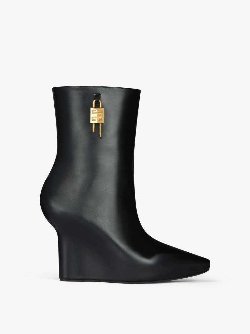 G-LOCK ANKLE BOOTS IN LEATHER - 1
