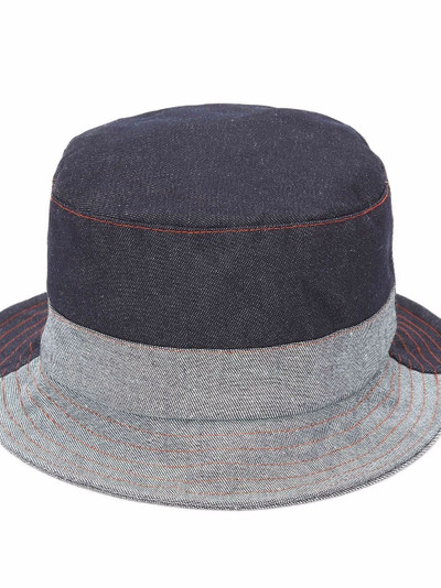 JW Anderson asymmetric logo-plaque bucket hat outlook