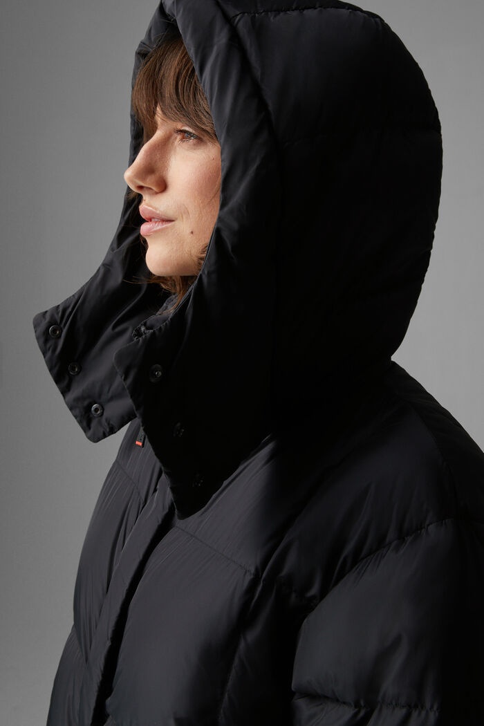Barna Quilted coat in Black - 5