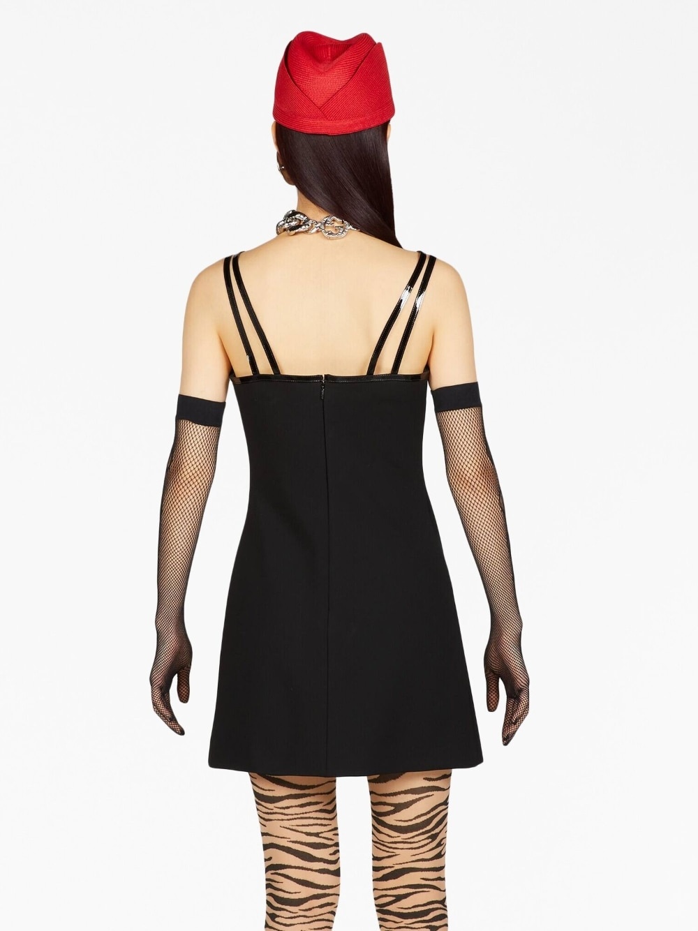 ワンピース Gucci CRYSTALS DRESS GUCCI Crystal G midi dress | farfetch | REVERSIBLE