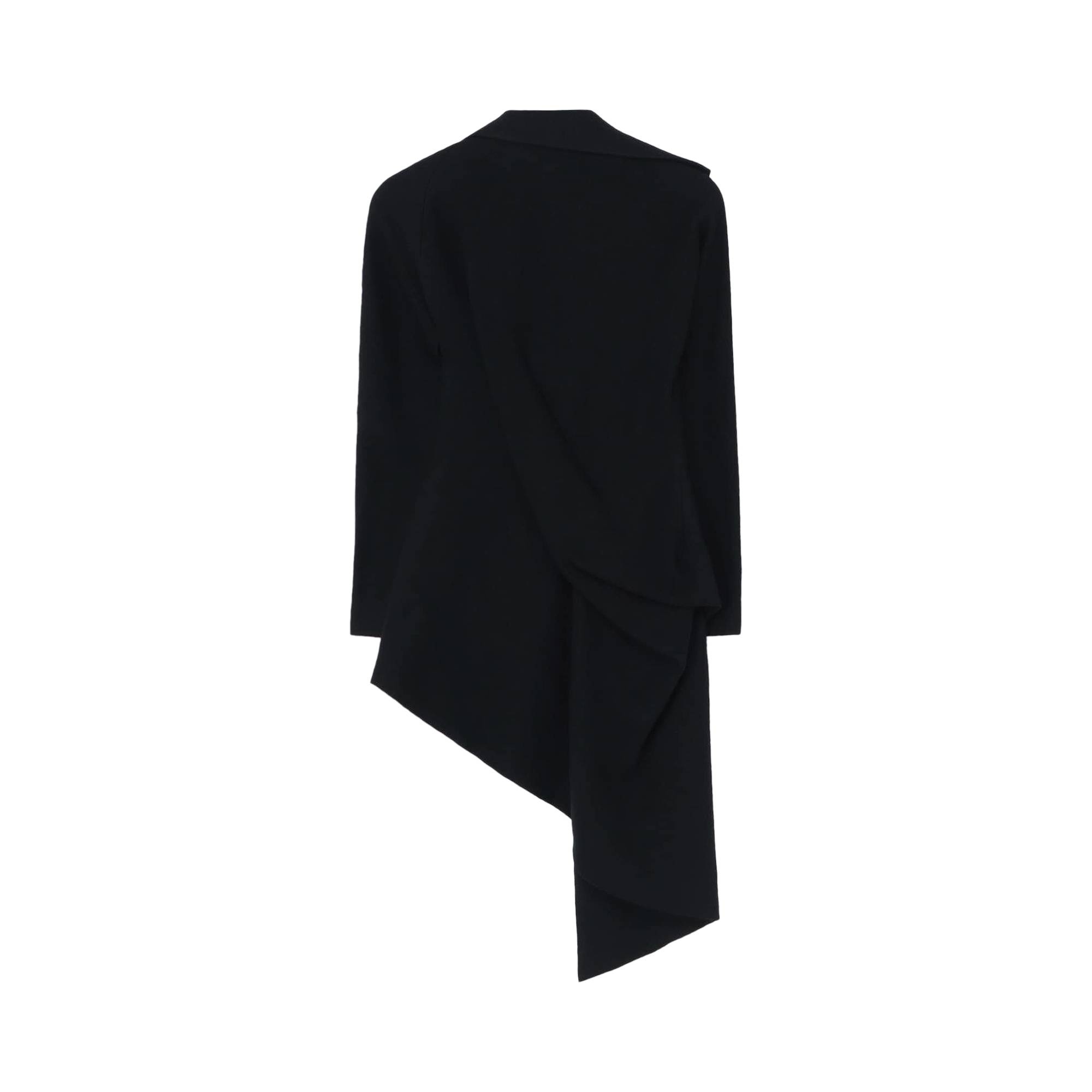 Yohji Yamamoto Backside Tucked Jacket 'Black' - 2