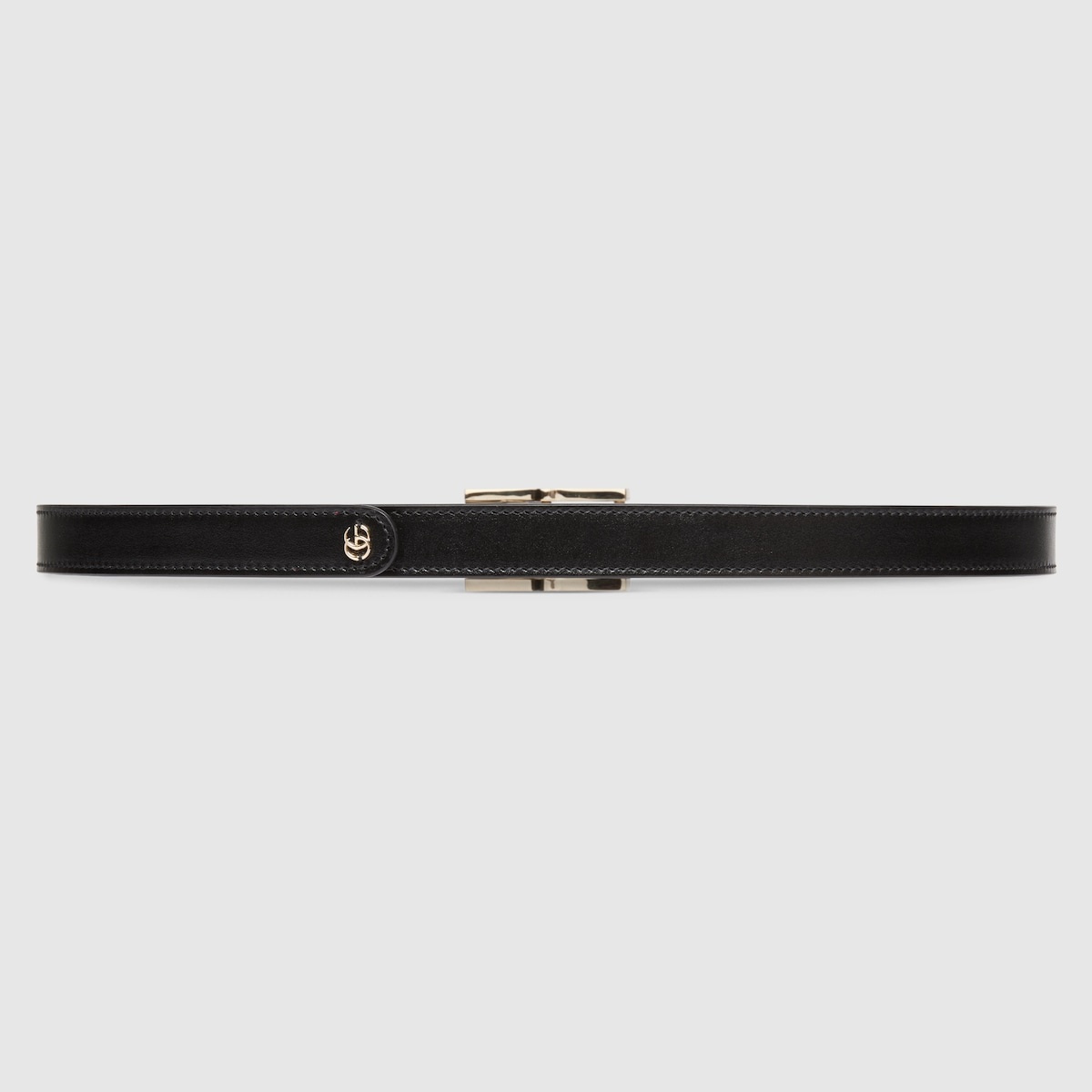 Reversible thin belt with rectangular buckle - 6