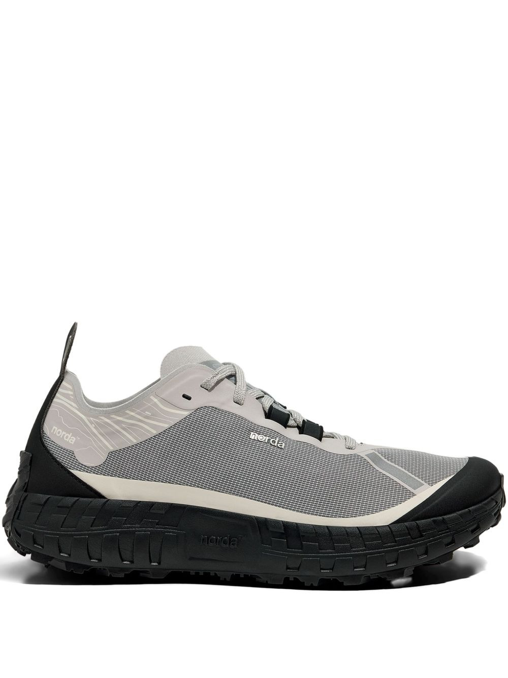 001A mesh-panel sneakers - 1