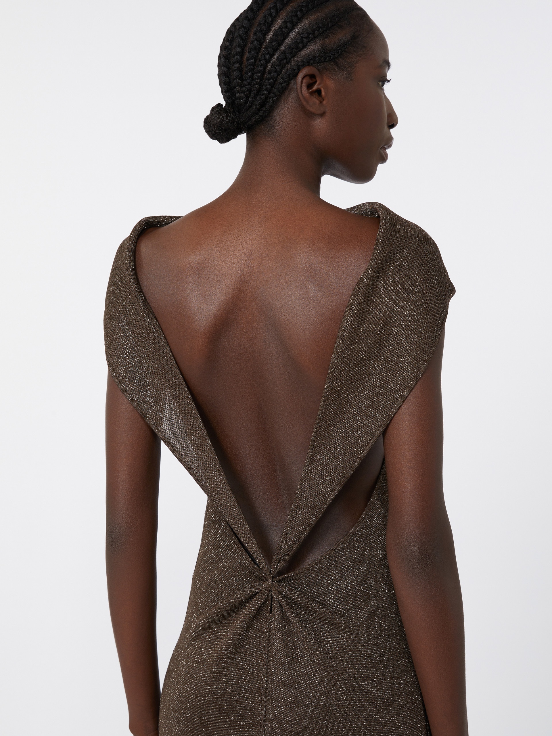 ESCHIMO Viscose and lurex yarn dress - 5