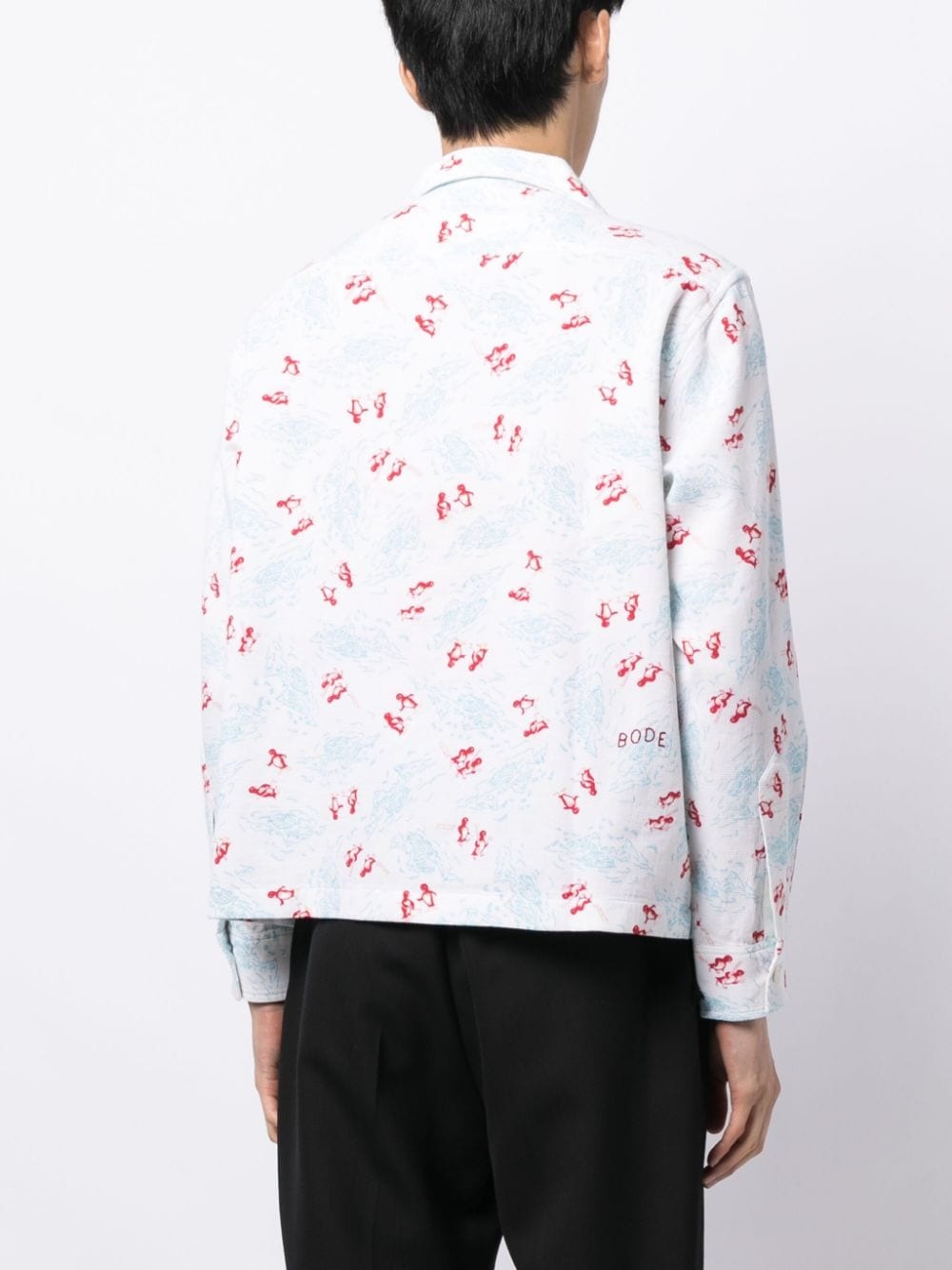graphic-print cotton shirt - 4