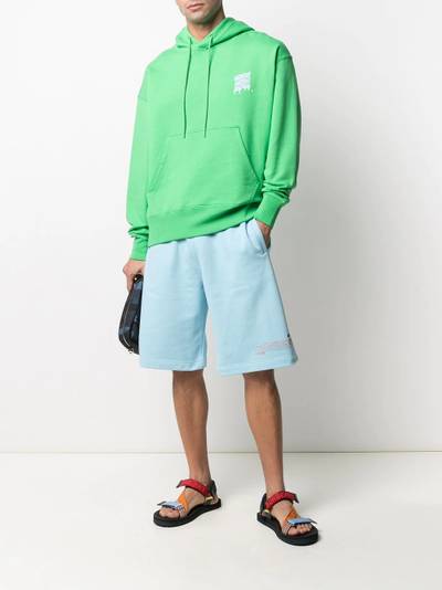 MSGM logo-patch shorts outlook