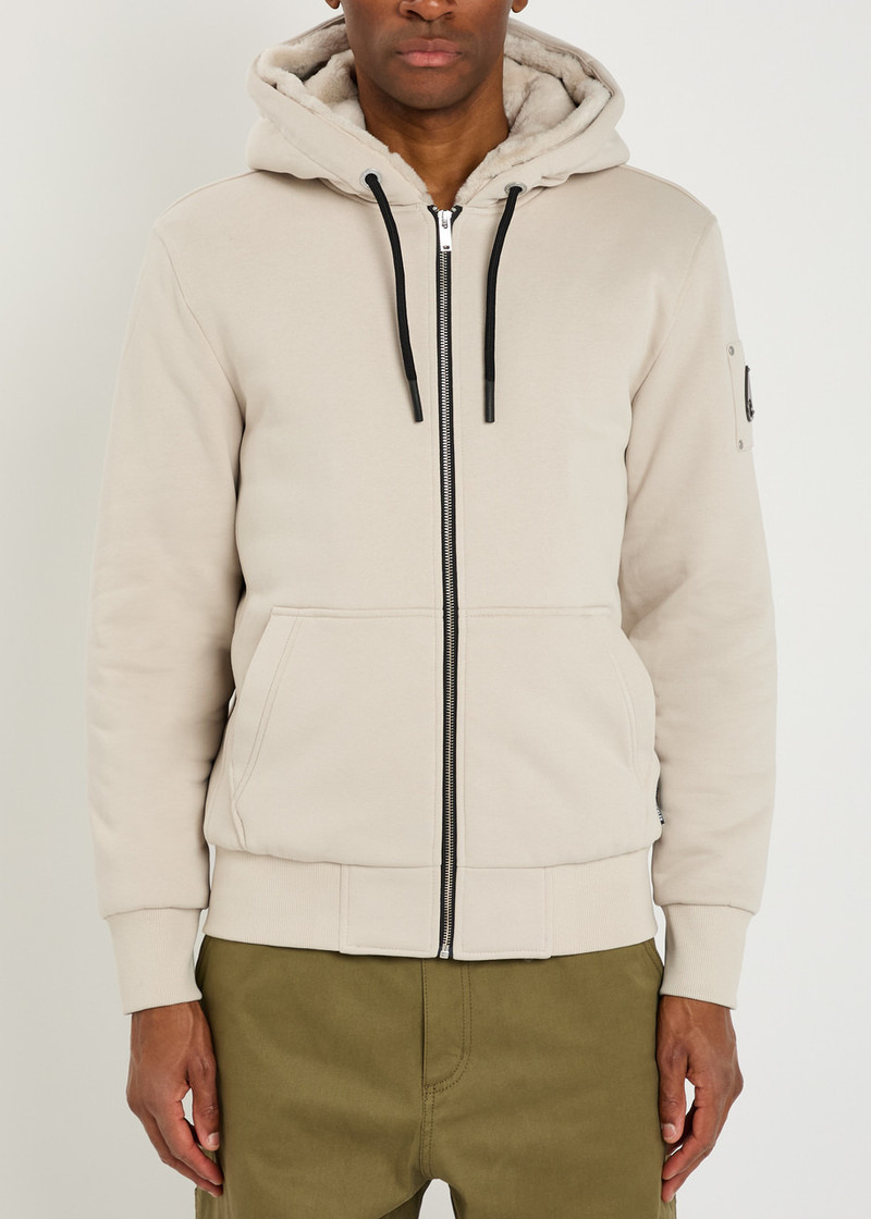 MOOSE KNUCKLES Moose Knuckles Classic Bunny Padded Hooded Cotton-blend Jacket outlook