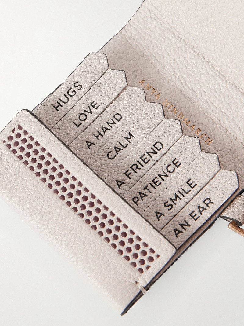 Match Book Leather And Gold-tone Keychain 3