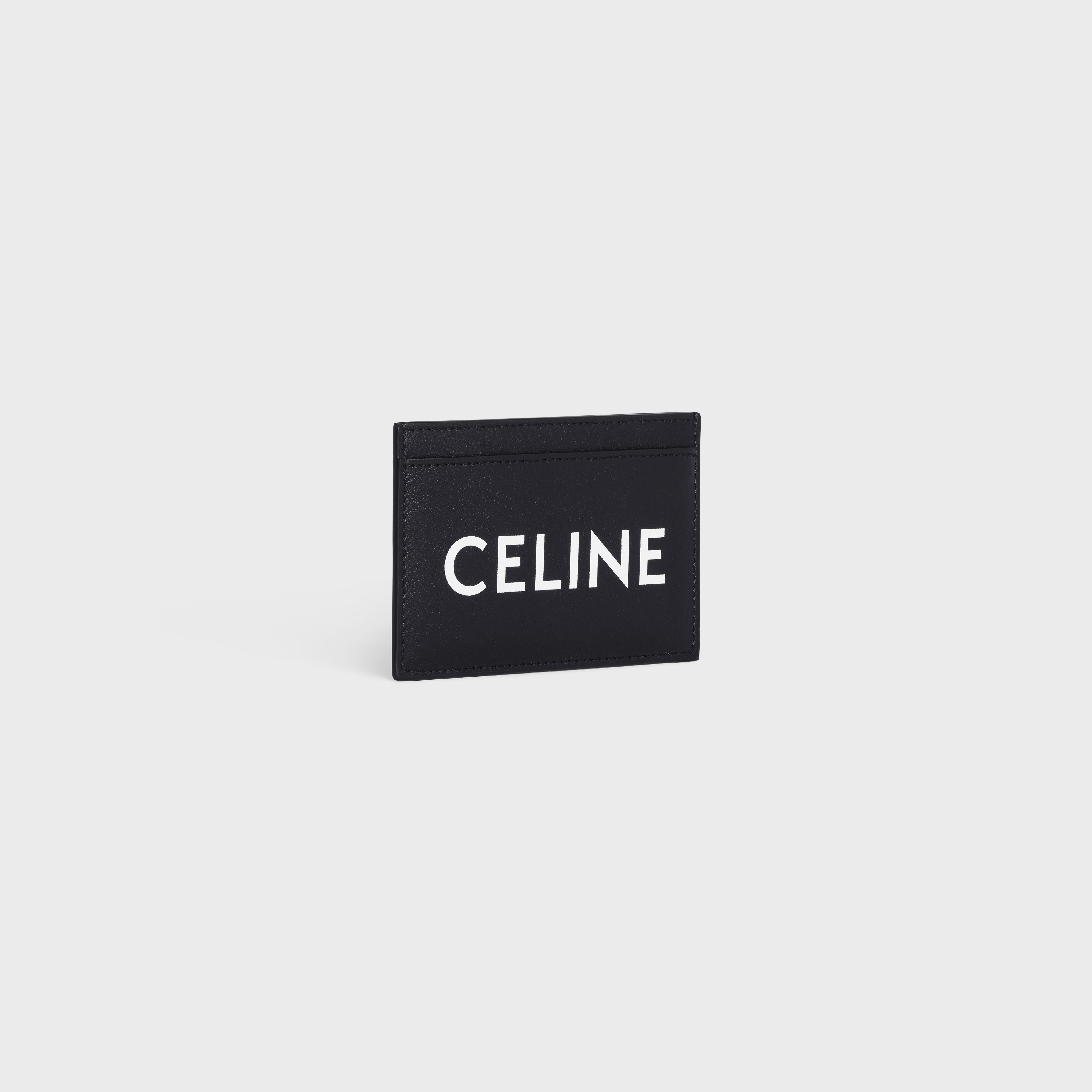 Card holder in Smooth Calfskin with Celine Print - 2