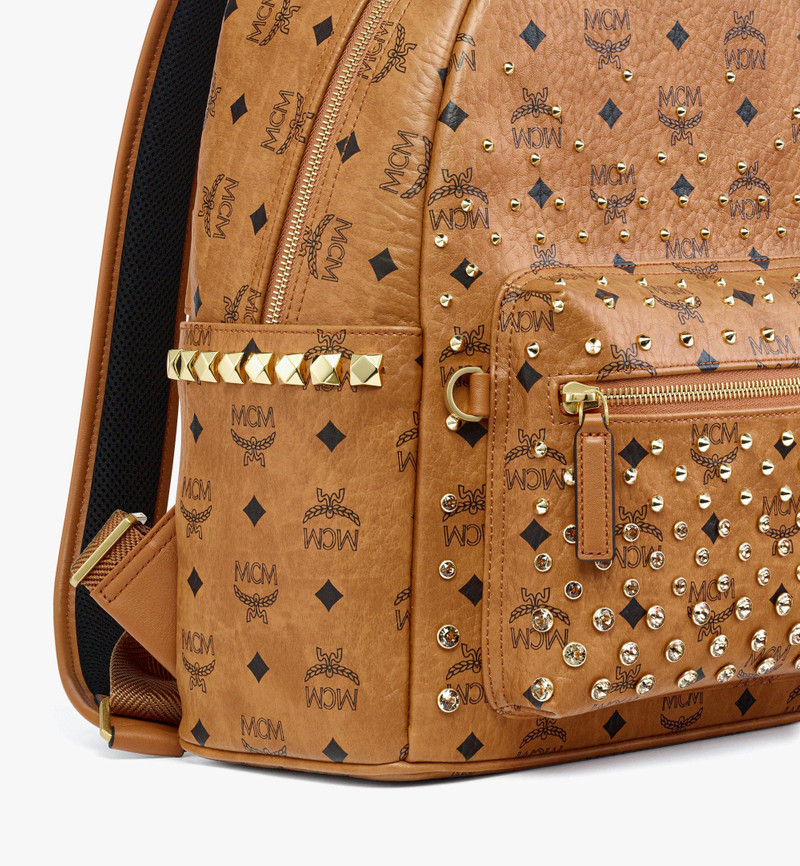 Stark Side Studs Backpack in Gold Crystal Visetos 6