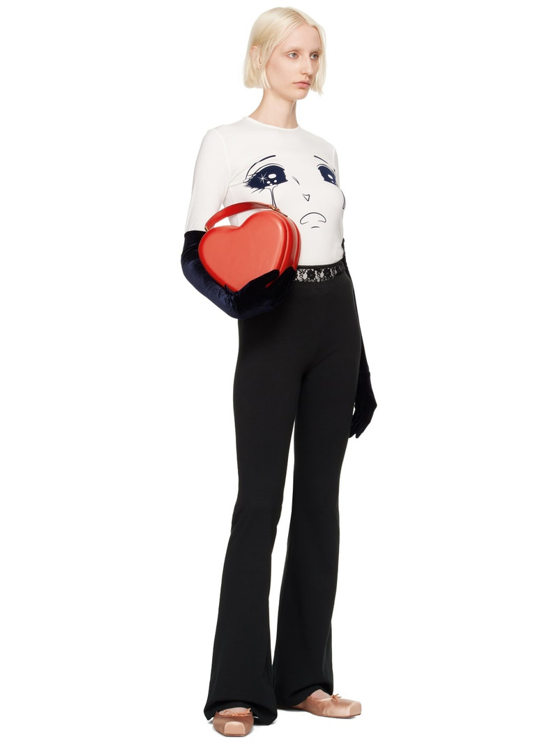 pushBUTTON Black Panty Waist Lounge Pants outlook