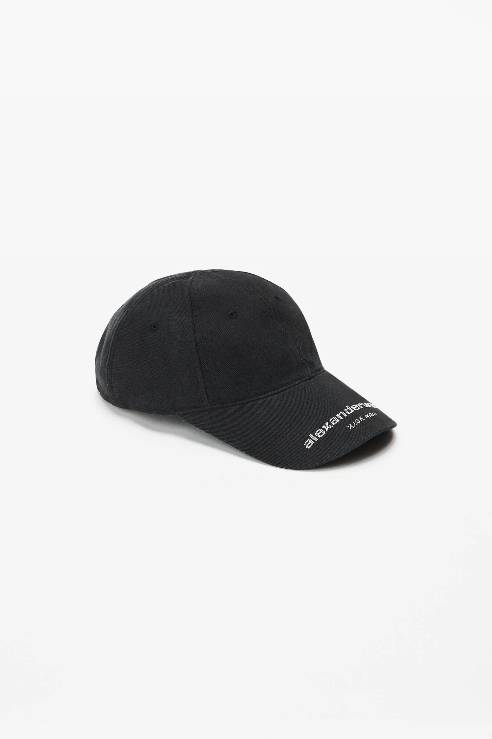 crystal hotfix logo twill baseball cap - 1