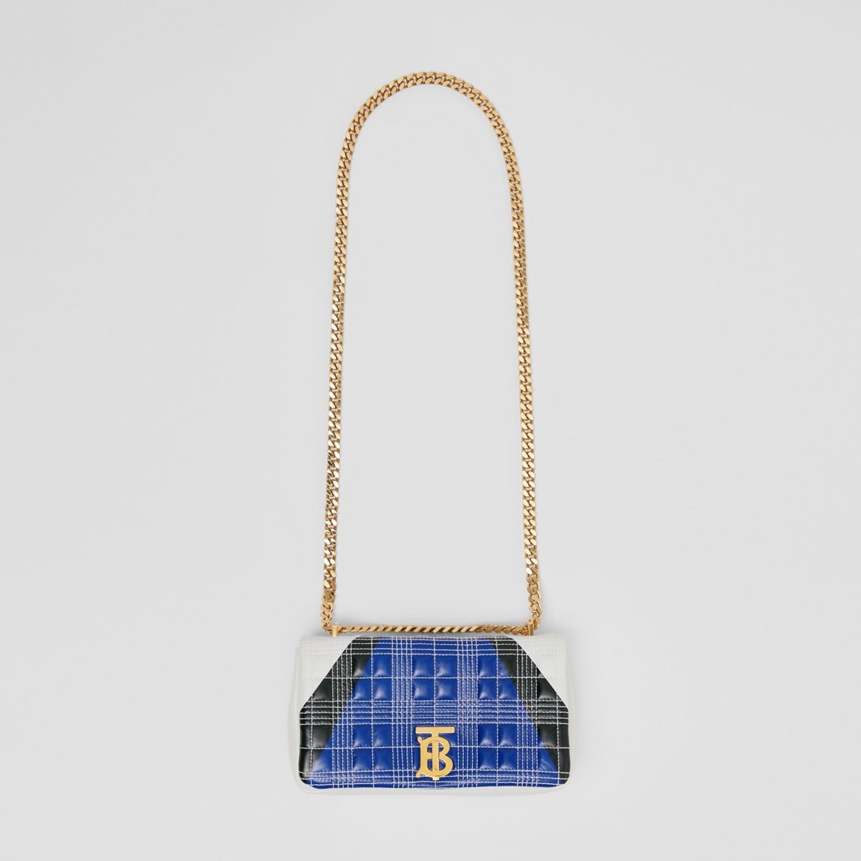 Small Geometric Print Quilted Lambskin Lola Bag - 9