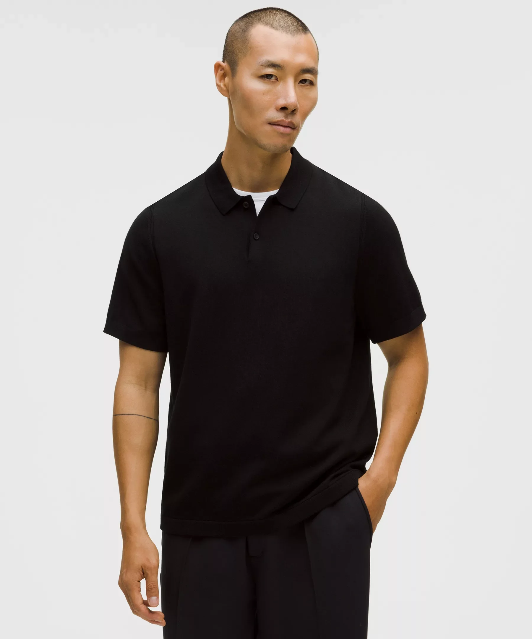 New Venture Short-Sleeve Knit Polo Shirt - 1
