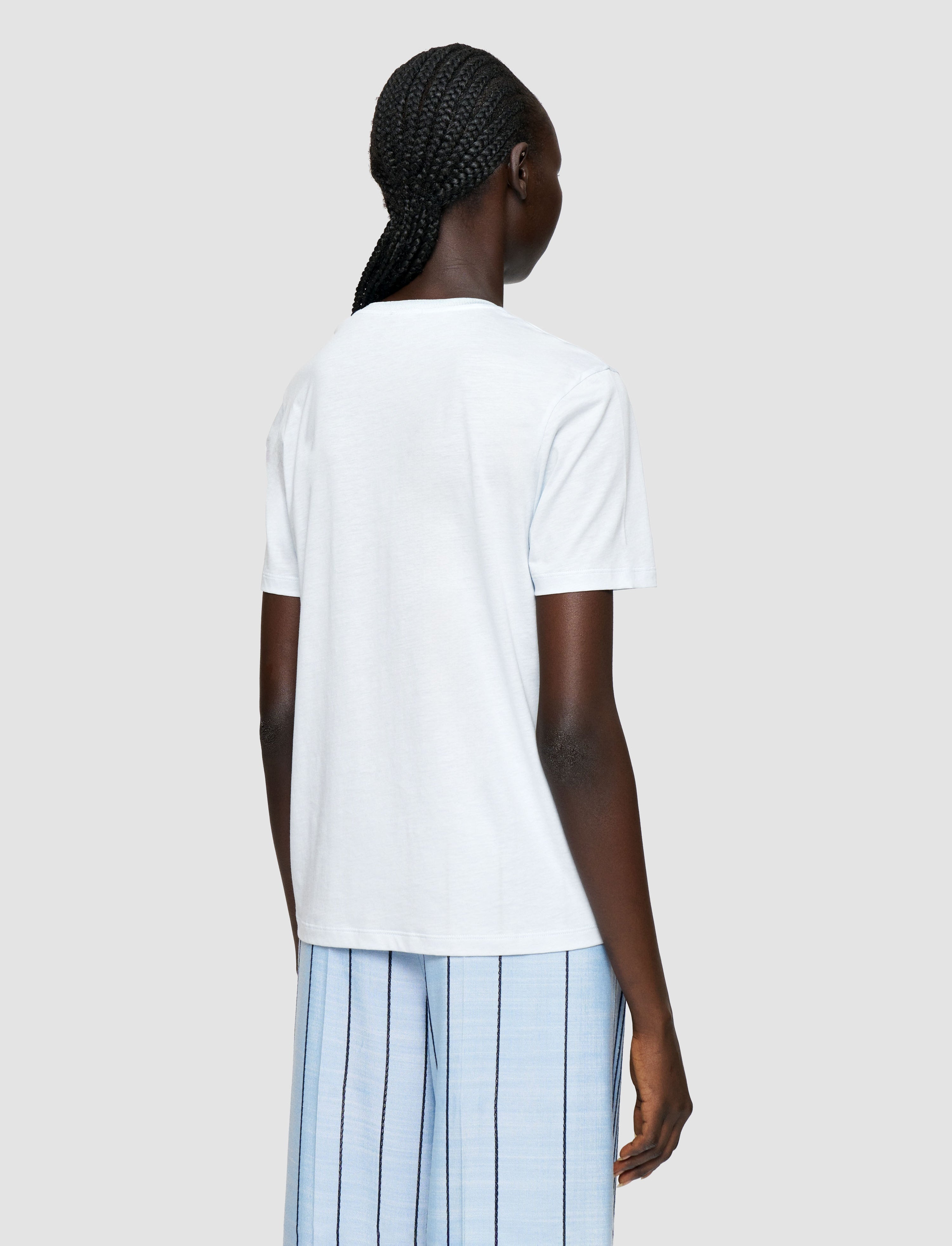 Cotton Silk Jersey T-Shirt - 4