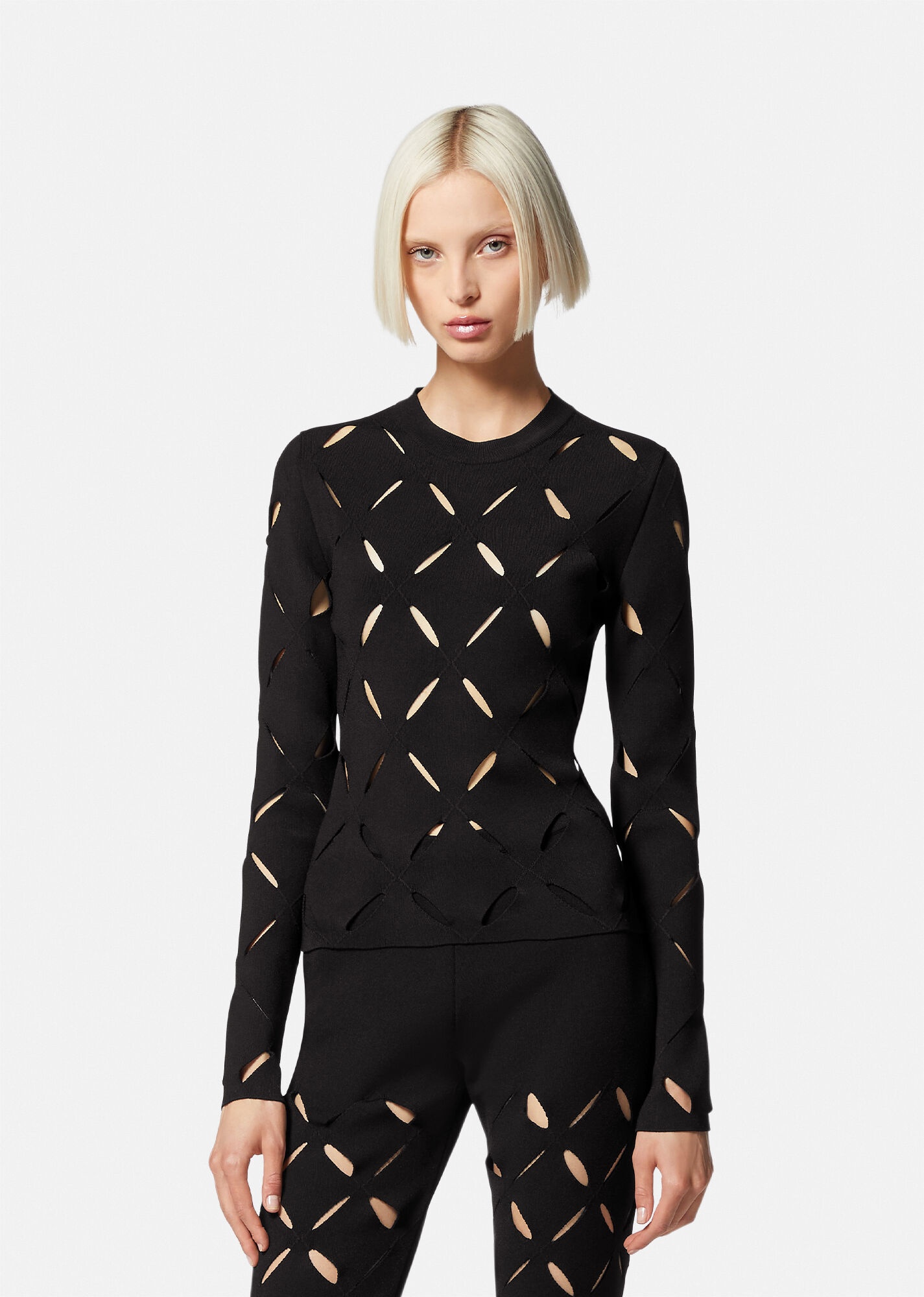 Slashed Knit Jumper - 3
