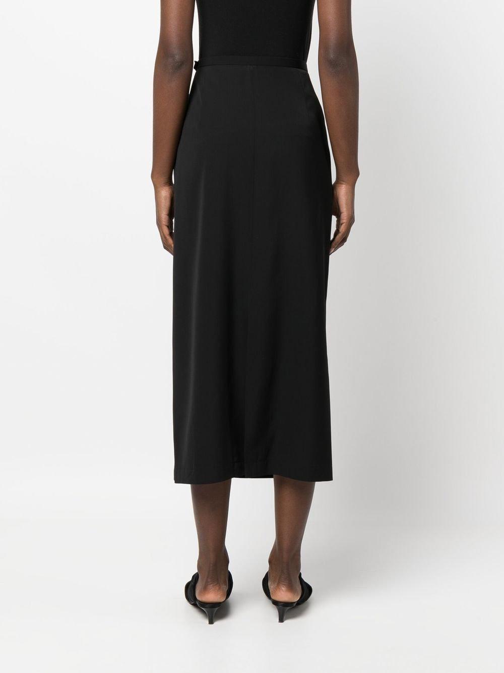 high-waisted midi skirt - 4