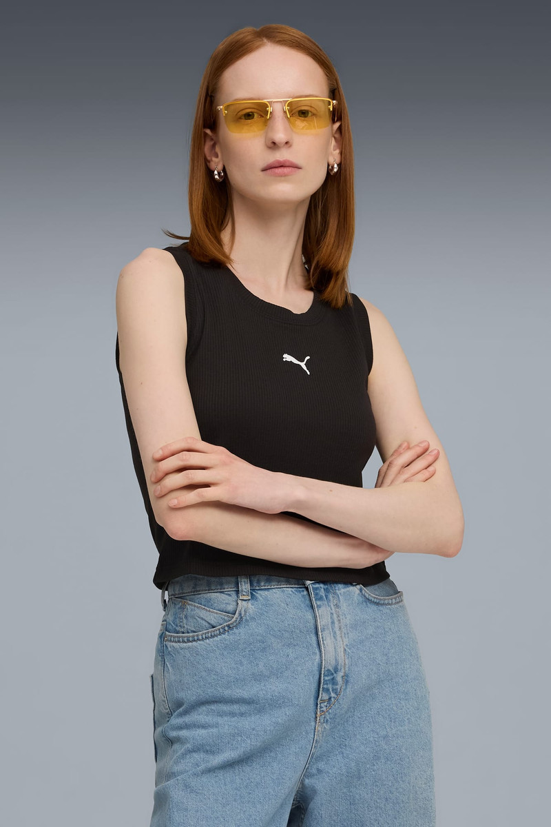 PUMA PUMA Elevated Essentials Women's Ribbed Tank Top outlook