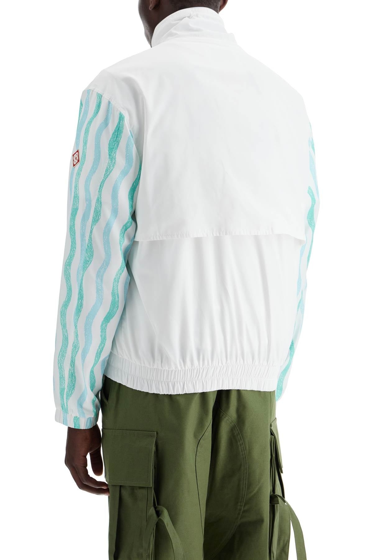 "WINDBREAKER JACKET WITH MAISON MEMPHIS PRINT" - 4