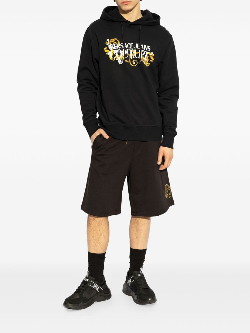 VERSACE JEANS COUTURE logo-embroidered shorts outlook