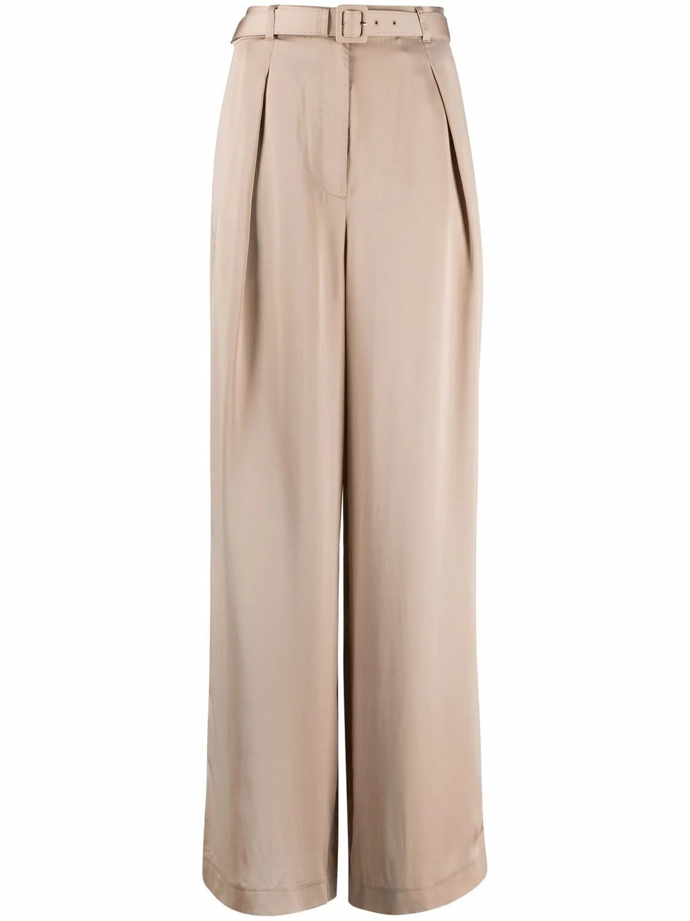 belted wide-leg trousers - 1