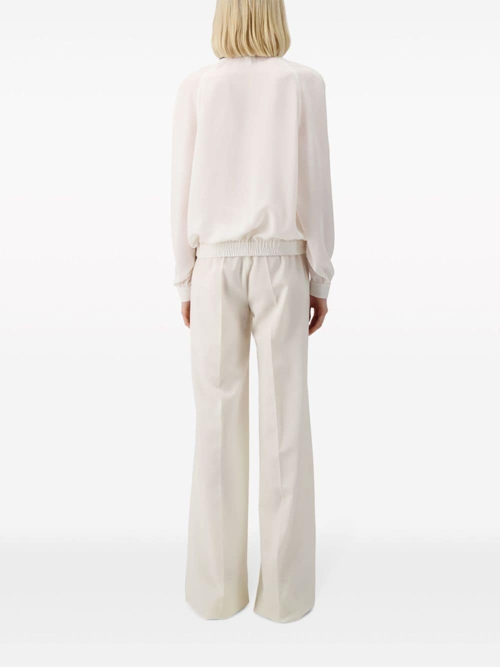 high-waist straight-leg trousers - 4
