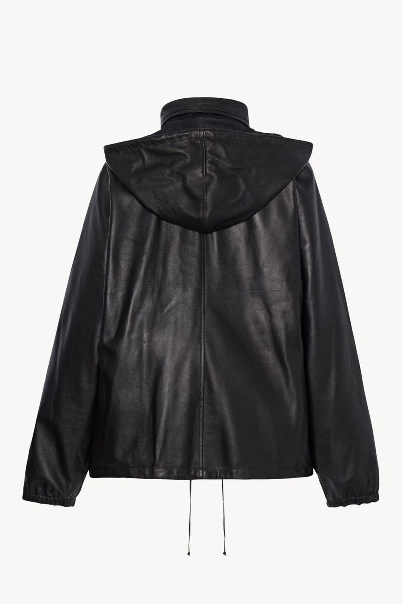 The Row Jilly Jacket in Leather outlook