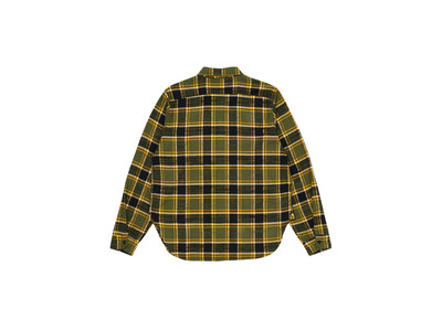 PALACE PALACE ENGINEERED GARMENTS PANEL CHECK WORK SHIRT OLIVE outlook