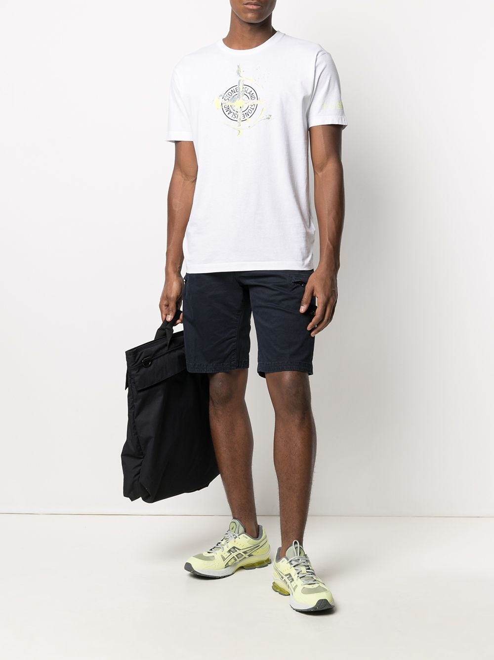 logo-patch cargo shorts - 2