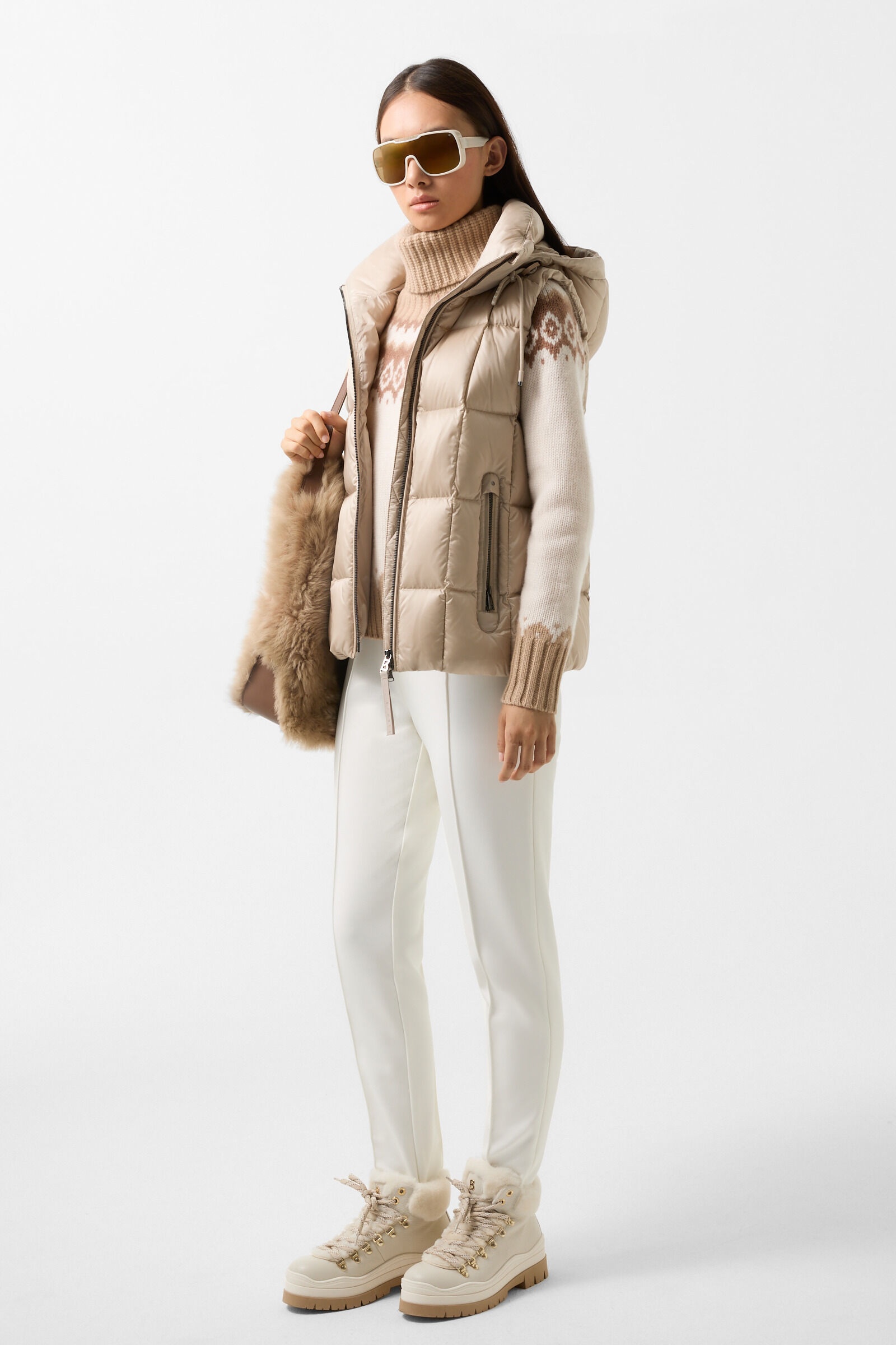 Choulex Snow Mable Handbag in Beige 7