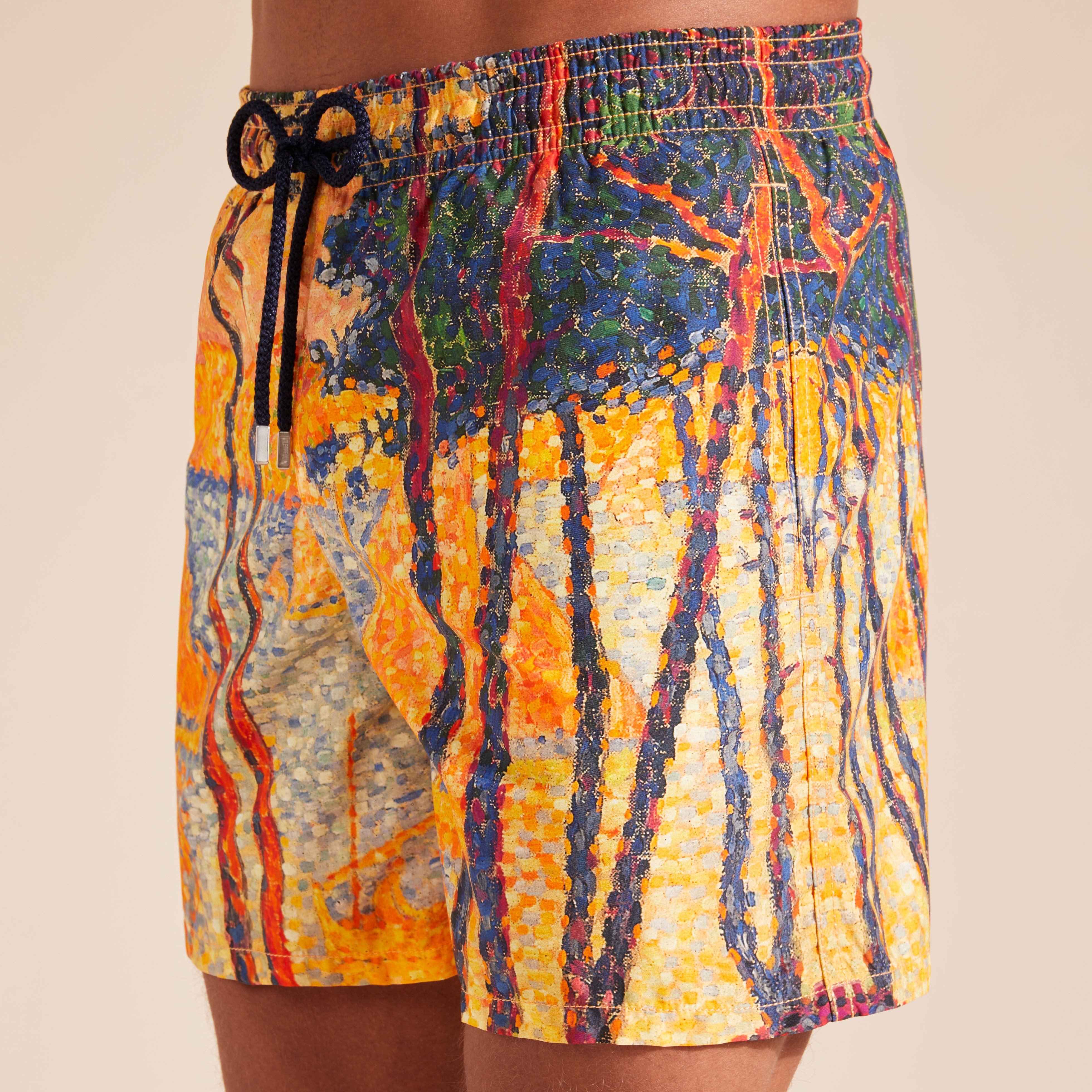 Vilebrequin Men 360 Swim Trunks Voile et Pins - Vilebrequin