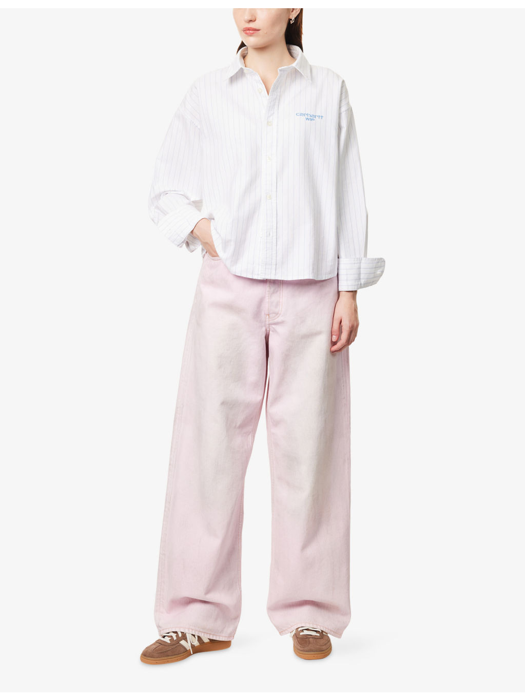Cassel Stripe-Print Cotton Shirt - 2