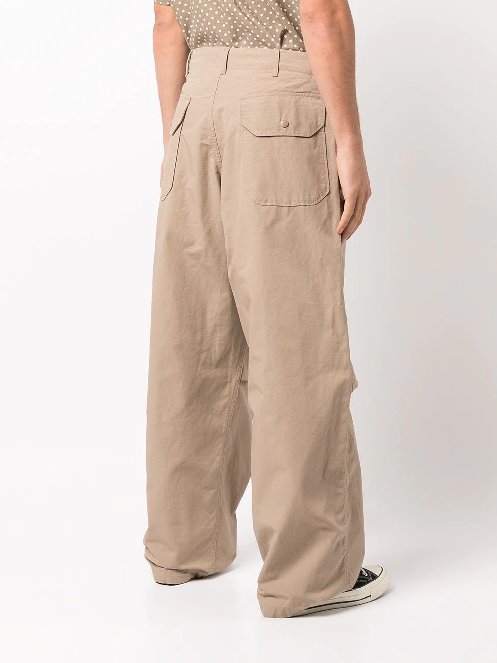 loose-fit cargo trousers - 4